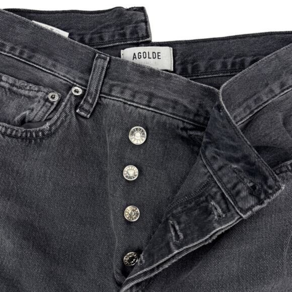 AGOLDE Criss Cross Straight in Shambles Size 27 Organic Cotton - Picture 6 of 11